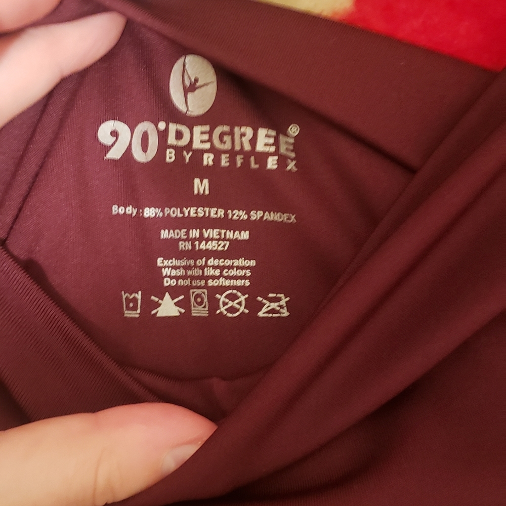 Womens Size M Maroon Yoga pants
